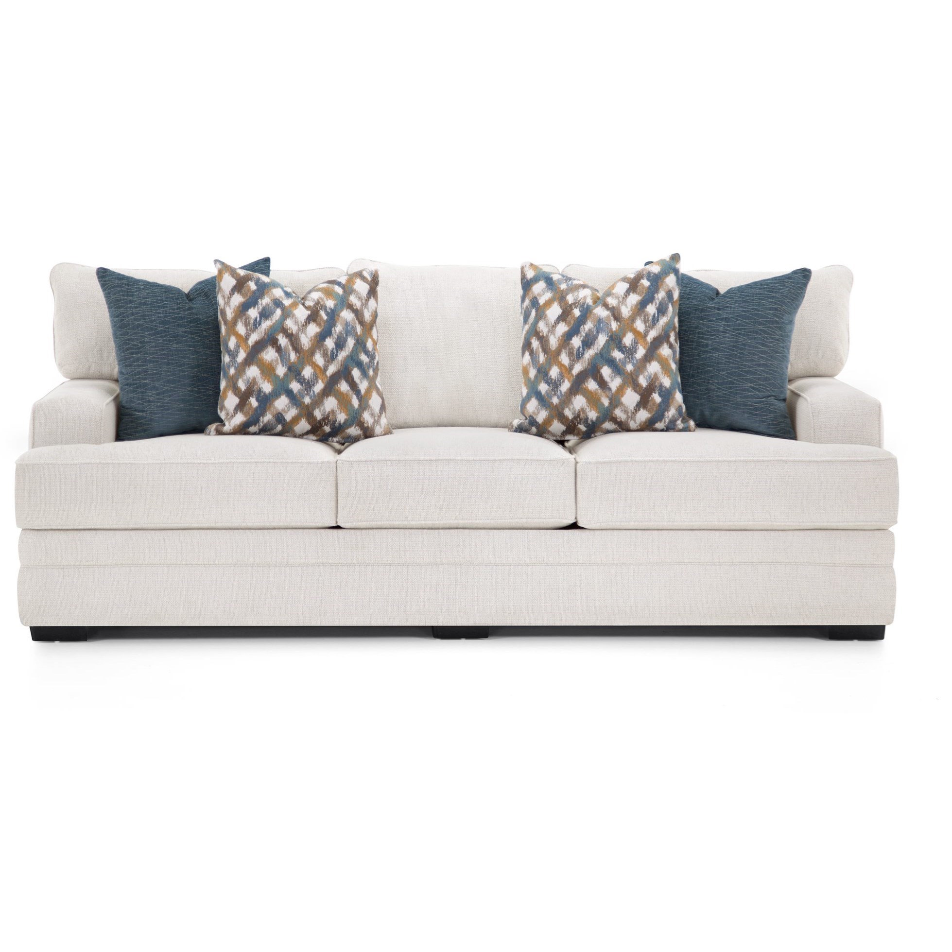 Franklin 953 Sofa with Track Arms Howell Furniture Sofas